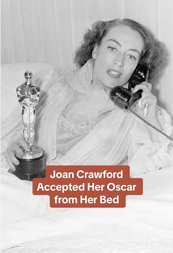 Joan Crawford's Iconic Oscar Win from Her Bed