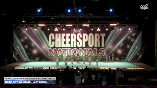 Magic City All Stars - Lady Legion [2026 L2 Junior - Flex - D2 - Medium Day 2] 2026 CHEERSPORT National All Star Cheerleading Championship