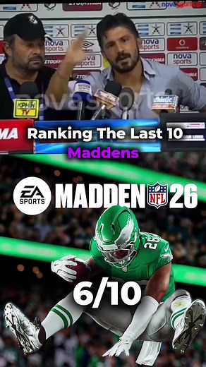Ranking The Last 10 Maddens #madden #madden26 #viral #rankings #gaming | madden
