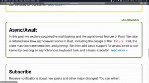 【用Rust从零编写操作系统】4.1 Async/Await