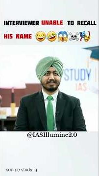 Unique Introduction 😂|Sidaq Singh|UPSC Topper2024🎓|UPSC Interview|IASMotivation
