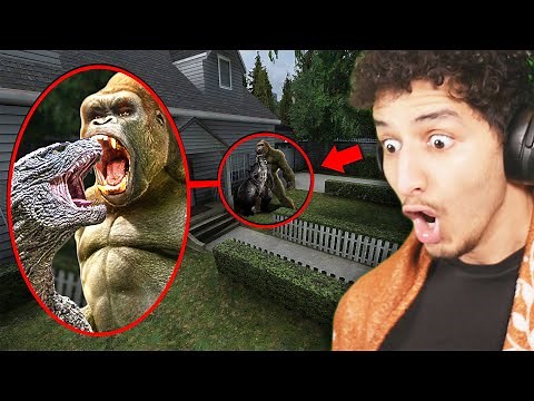 If You See KING KONG vs GODZILLA Outside Your House, RUN AWAY FAST!!