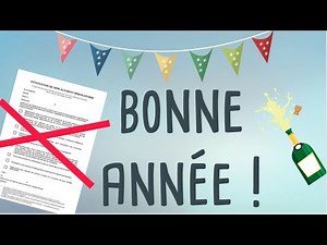 Bonne année 2025 - Humour Attestation