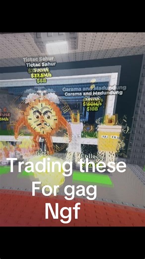 Trading sab for gag #growagarden #gag #viral #fyp #stealabrainrot | Trading Cards