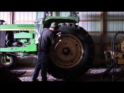Tractor Tire and Rim Install