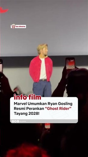 Marvel Umumkan Ryan Gosling Resmi Perankan "Ghost Rider" Tayang 2028!
