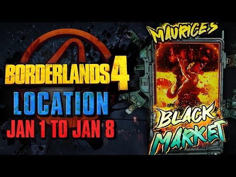 Black Market Vending Machine Location!! (Jan 1, 2026) - Borderlands 4