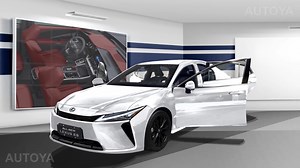 2025 or 2026 Lexus ES Springs Out From Behind the CGI Curtain in Ritzy Colors