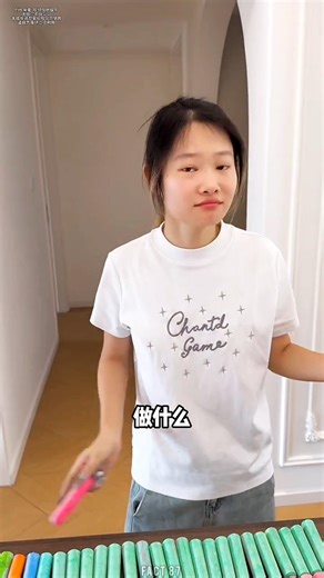 😱The girl wanted to make amazing slime with chalks! #shortvideo