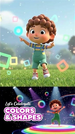 Let's Celebrate Colors & Shapes | Song for Kids #nurseryrhymes #kidssongs #preschoolsongs