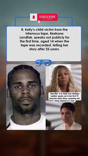 R. Kelly's "Jane Doe" Speaks Out After 25 Years: "My True Self Today Is Reshona Landfair" #shorts