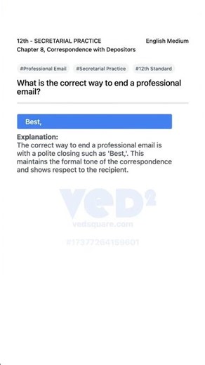 How to End a Professional Email Secretarial Practice Tips