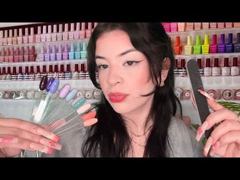 ASMR Nail Salon Roleplay (she’s been drinking on the job…🤪)