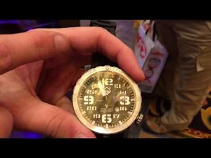 Hazard 4 Heavy Water Diver (HWD) GMT, Prototype HWD Chronograph and HWD Automatic Mechanical Titanium Tritium Military Combat/Tactical Dive Watches for Deep-Water Diving Missions! (Video!)