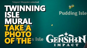 Twinning Isle Mural Genshin Impact