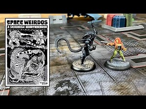Xenomorph Weirdos Battle Report (Part One), Using the Space Weirdos Miniature Wargaming Rules