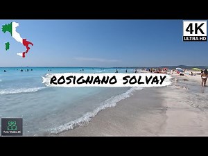 🇮🇹 ROSIGNANO SOLVAY | ITALY | Spiagge Bianche | Italy’s Most Surreal White Sand Beach | Walking Tour