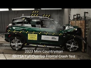 2020-2023 Mini Countryman (F60) NHTSA Full-Overlap Frontal Crash Test