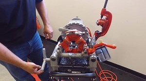 Lightweight. Portable. Tough as hell. Get a look at the RIDGID 300 Compact Threader. | RIDGID Tools