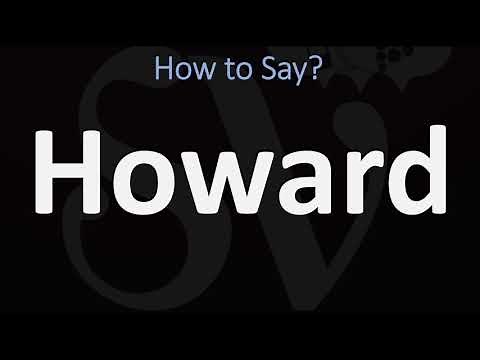 How to Pronounce Howard? (CORRECTLY)