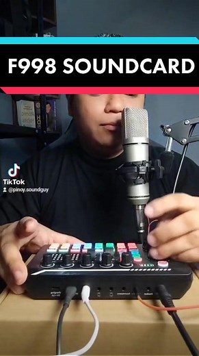F998 Soundcard #portableaudio #bluetoothspeaker #soundsystem #soundcard #pinoysoundguy #tutorial #v8soundcard