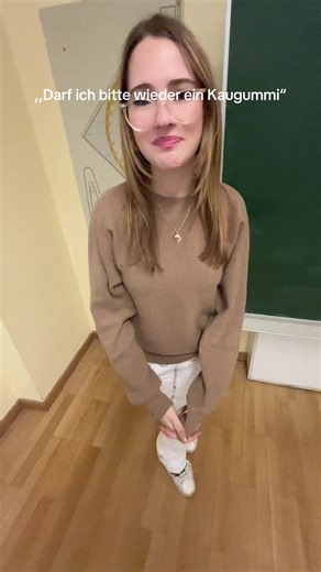 Girl's Chewing Gum Blows Up in Face