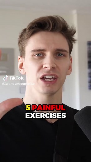 5 Painful Exercises That Actually 52 Week Guitar Player is closed until mid-December, and we'll only be accepting 100 new students when we reopen. Join the waiting list now dammit. (link in bio) #guitar #guitartok #technique #painful #exercises #music #education #fyp #foryou