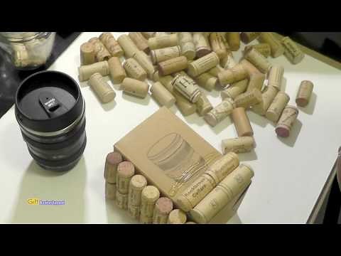 WINE CORK CONTAINER | GIFT IDEA | UPCYCLE CRAFTS