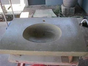 Use a Mold to Create a Custom Concrete Sink - www.ConcreteNetwork.com
