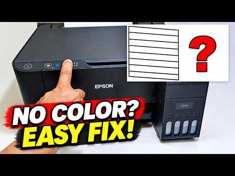 Epson Printer Not Printing Color? Easy Fix for L3110, L3150 and More
