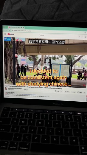trying to give myself evidence that showing up DOES add up for language learning #languagelearning #studytok #learnchinese