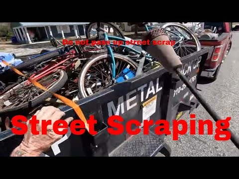Street Scraping for Recyclable Metal. Never Pass Up Street Scrap.