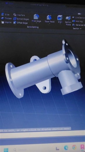 How to create tap in autocad #machanical #3d #autocad