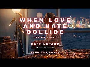 When Love and Hate Collide - Deff Lepard Lyrics Video (Soul R&B Cover)