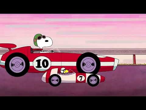 The Snoopy Show Scene Snoopy Racing