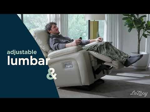 Power Rocking Recliner with Headrest + Lumbar