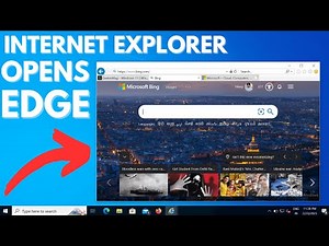 How to Stop Internet Explorer 11 Opens Microsoft Edge in Windows 10
