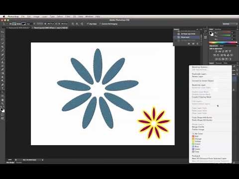 Adobe Photoshop CS6 Shape Layers: Multiple Layer Basics