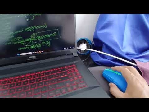 Configure the Wacom Intuos Small pen and keys for use as a digital whiteboard.