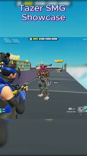 Taser SMG Showcase in 1v1 With Every gun! #fortnite #gaming #1v1witheverygun