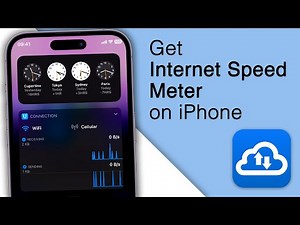 How to Get Internet Speed Meter on iPhone! Data Speed on Notification Bar