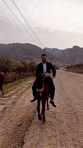 Riding a Horse through Scenic Kurdish Landscape