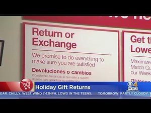 Stores Extending Time For Holiday Gift Returns