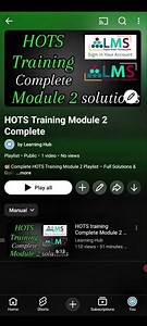 HOTS training Module 2