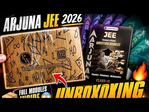 PW Arjuna jee module unboxing video ✨️📖