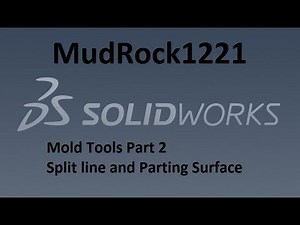 SolidWorks Tutorials | Mold Tools Part 2 - Split line and Parting Surface