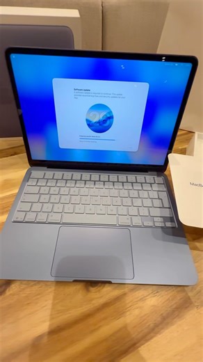 Unboxed Apple MacBook Neo Indigo