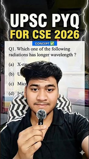 🚀Electromagnetic Spectrum Order Trick (Longer to Shorter Wavelength) #upsc #shorts