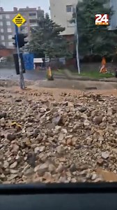 Nevjerojatne scene iz Rijeke: 'Bujica je prevrnula bager. Veliki je kolaps na cesti!' #24sata | 24sata