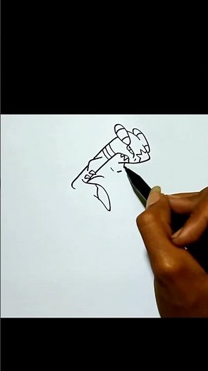 How to Draw GARCHOMP #shorts